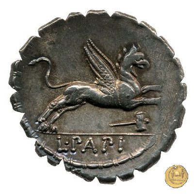 384/1 - denario L. Papius 79 BC (Roma)