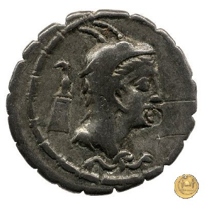 384/1 - denario L. Papius 79 BC (Roma)