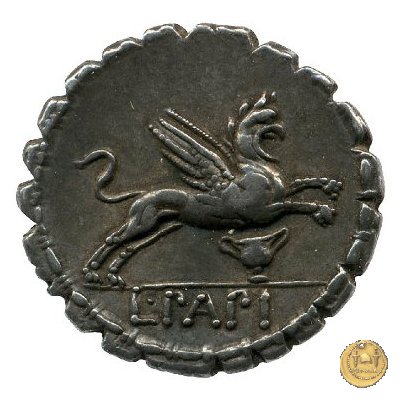 384/1 - denario L. Papius 79 BC (Roma)