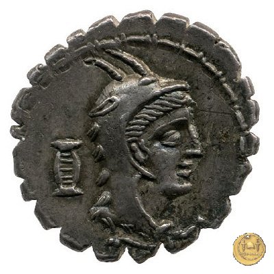 384/1 - denario L. Papius 79 BC (Roma)