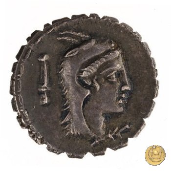 384/1 - denario L. Papius 79 BC (Roma)