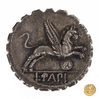 384/1 - denario L. Papius 79 BC (Roma)