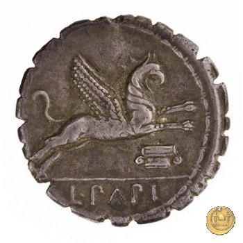 384/1 - denario L. Papius 79 BC (Roma)