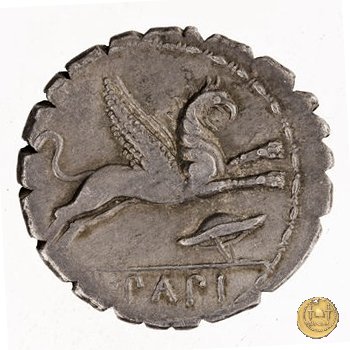 384/1 - denario L. Papius 79 BC (Roma)