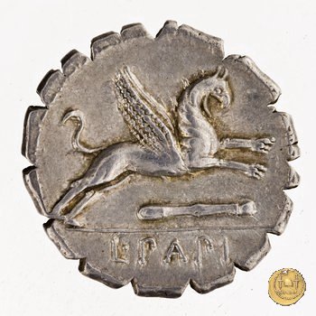 384/1 - denario L. Papius 79 BC (Roma)