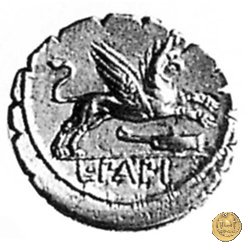 384/1 - denario L. Papius 79 a.C. (Roma)
