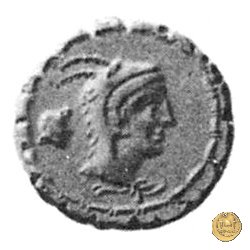 384/1 - denario L. Papius 79 BC (Roma)