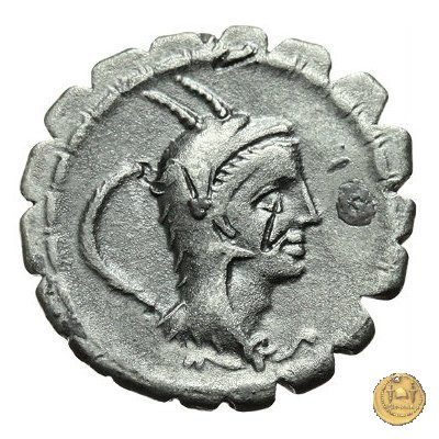 384/1 - denario L. Papius 79 BC (Roma)