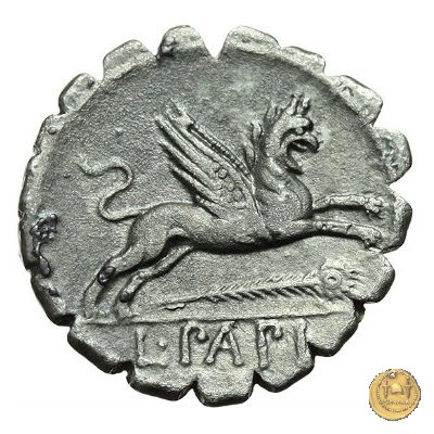 384/1 - denario L. Papius 79 BC (Roma)