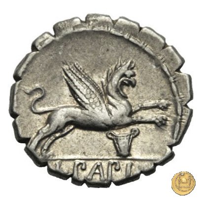 384/1 - denario L. Papius 79 BC (Roma)