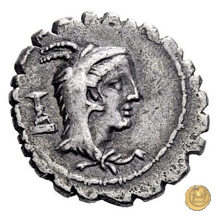 384/1 - denario L. Papius 79 BC (Roma)