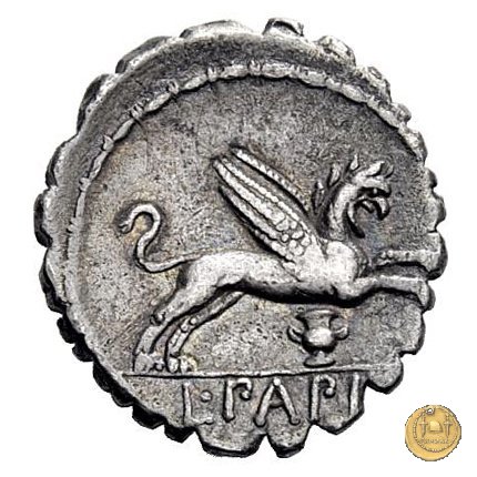 384/1 - denario L. Papius 79 BC (Roma)