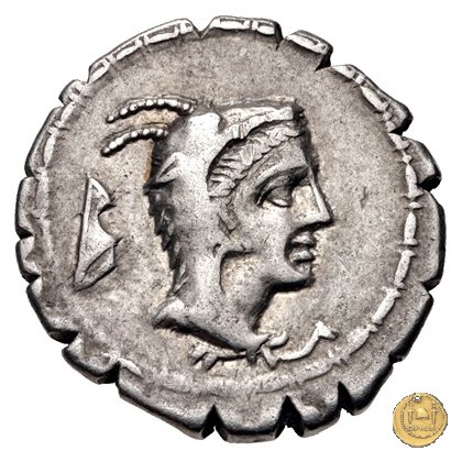 384/1 - denario L. Papius 79 BC (Roma)