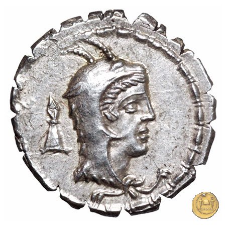 384/1 - denario L. Papius 79 BC (Roma)