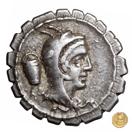 384/1 - denario L. Papius 79 BC (Roma)