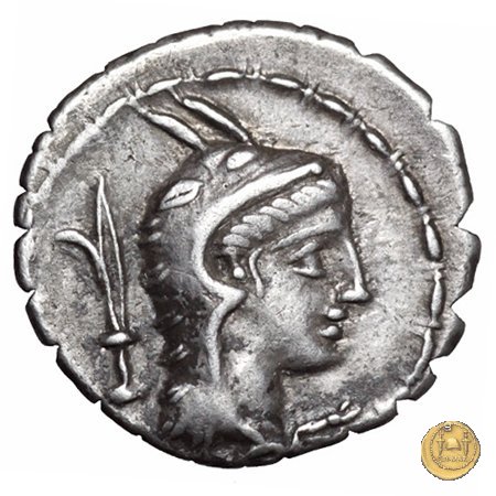 384/1 - denario L. Papius 79 BC (Roma)