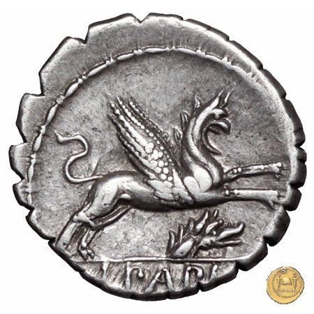 384/1 - denario L. Papius 79 BC (Roma)