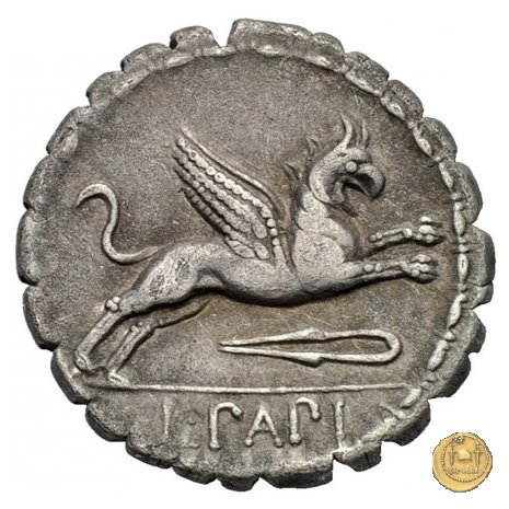 384/1 - denario L. Papius 79 BC (Roma)