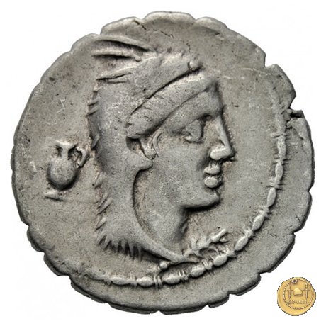 384/1 - denario L. Papius 79 BC (Roma)