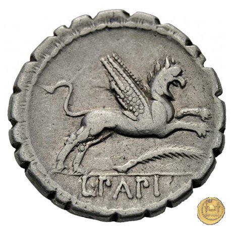 384/1 - denario L. Papius 79 BC (Roma)