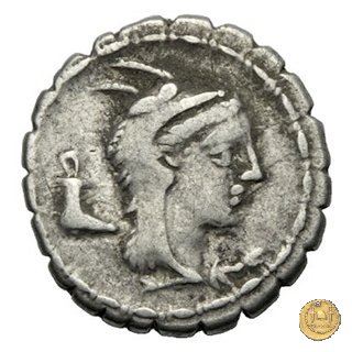 384/1 - denario L. Papius 79 BC (Roma)