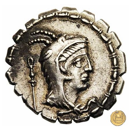 384/1 - denario L. Papius 79 BC (Roma)