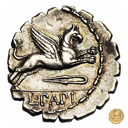 384/1 - denario L. Papius 79 BC (Roma)