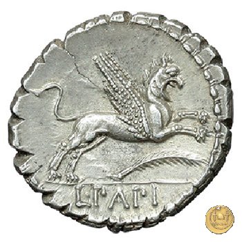 384/1 - denario L. Papius 79 BC (Roma)