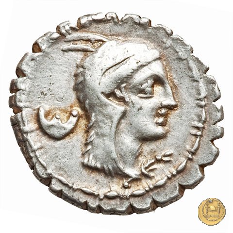 384/1 - denario L. Papius 79 BC (Roma)