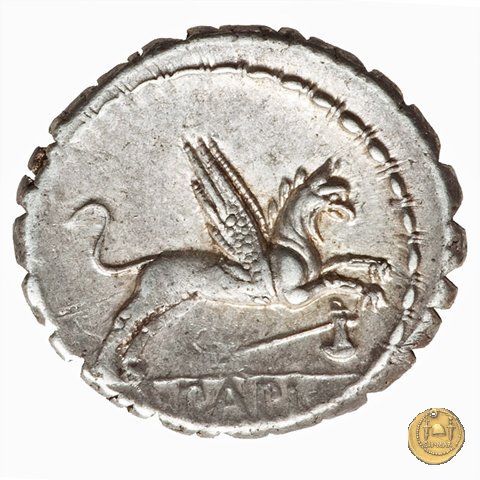 384/1 - denario L. Papius 79 BC (Roma)