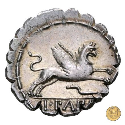 384/1 - denario L. Papius 79 a.C. (Roma)