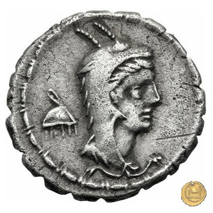 384/1 - denario L. Papius 79 BC (Roma)