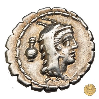 384/1 - denario L. Papius 79 BC (Roma)