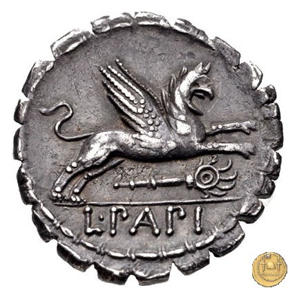 384/1 - denario L. Papius 79 BC (Roma)