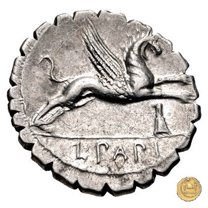 384/1 - denario L. Papius 79 BC (Roma)