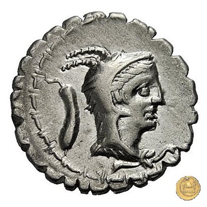384/1 - denario L. Papius 79 BC (Roma)