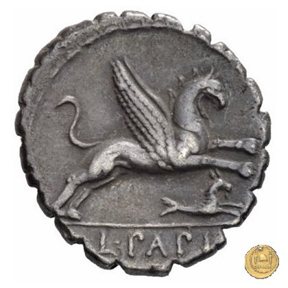 384/1 - denario L. Papius 79 BC (Roma)