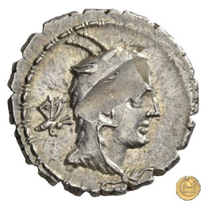 384/1 - denario L. Papius 79 BC (Roma)