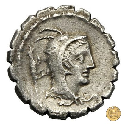 384/1 - denario L. Papius 79 BC (Roma)