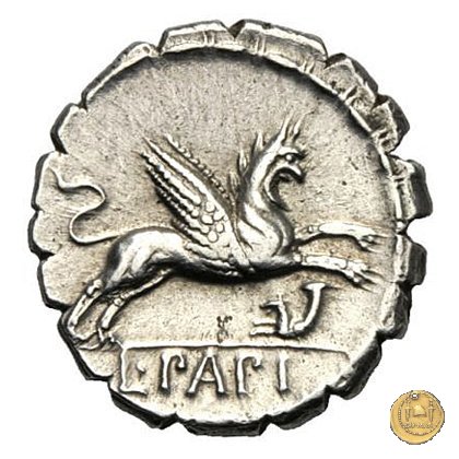 384/1 - denario L. Papius 79 BC (Roma)