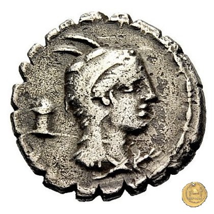 384/1 - denario L. Papius 79 BC (Roma)