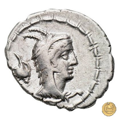 384/1 - denario L. Papius 79 BC (Roma)