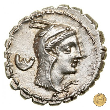 384/1 - denario L. Papius 79 BC (Roma)