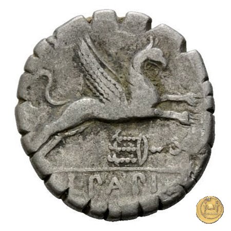 384/1 - denario L. Papius 79 BC (Roma)