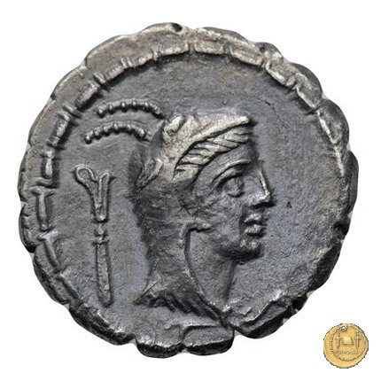 384/1 - denario L. Papius 79 BC (Roma)