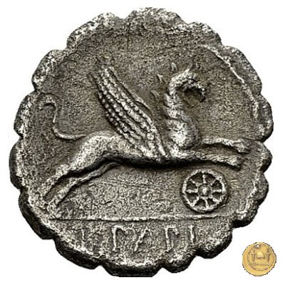 384/1 - denario L. Papius 79 BC (Roma)