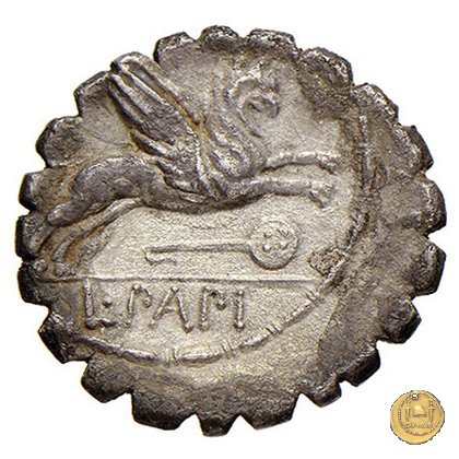 384/1 - denario L. Papius 79 BC (Roma)