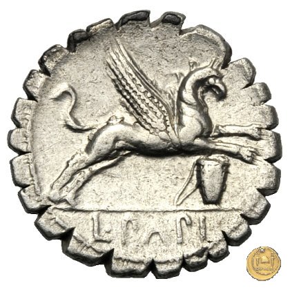 384/1 - denario L. Papius 79 BC (Roma)