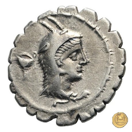 384/1 - denario L. Papius 79 BC (Roma)