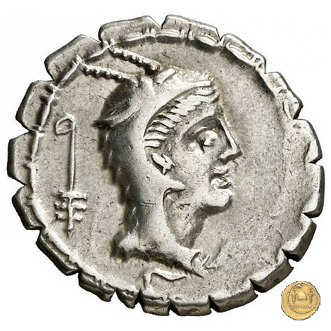 384/1 - denario L. Papius 79 BC (Roma)